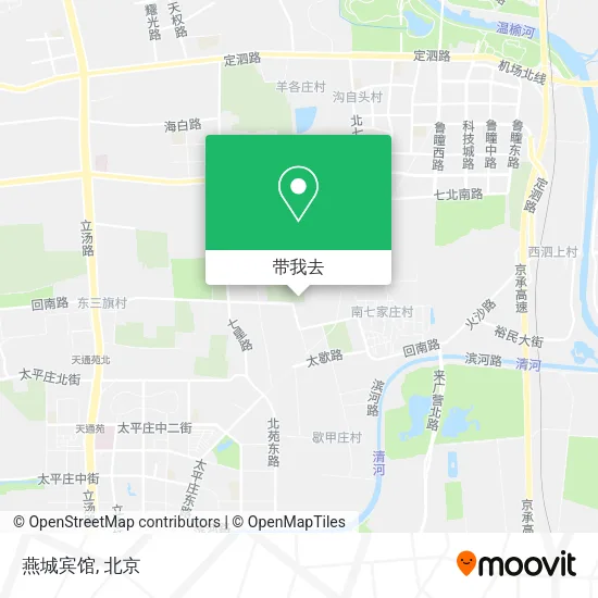 燕城宾馆地图