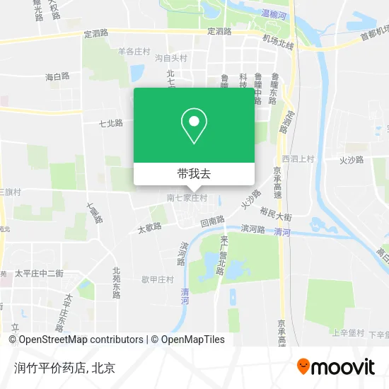 润竹平价药店地图