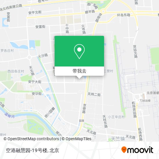 空港融慧园-19号楼地图