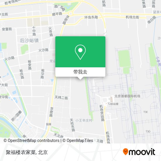 聚福楼农家菜地图