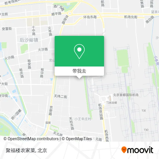 聚福楼农家菜地图