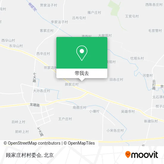 顾家庄村村委会地图