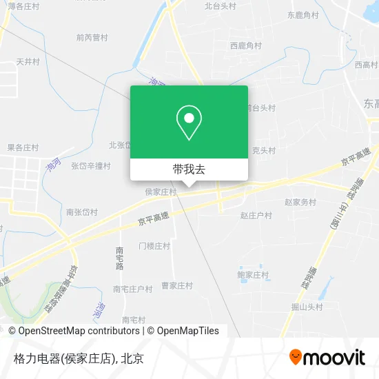格力电器(侯家庄店)地图