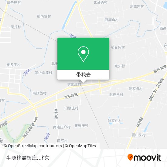 生源梓鑫饭庄地图