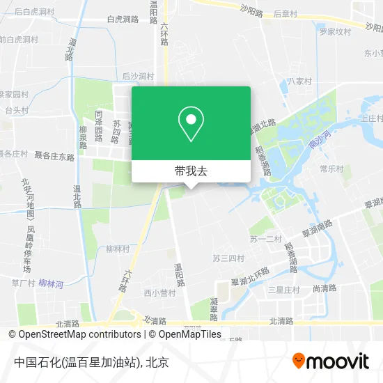 中国石化(温百星加油站)地图
