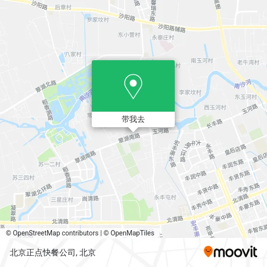 北京正点快餐公司地图