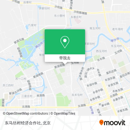 东马坊村经济合作社地图