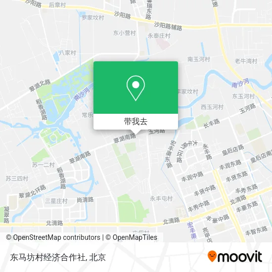 东马坊村经济合作社地图