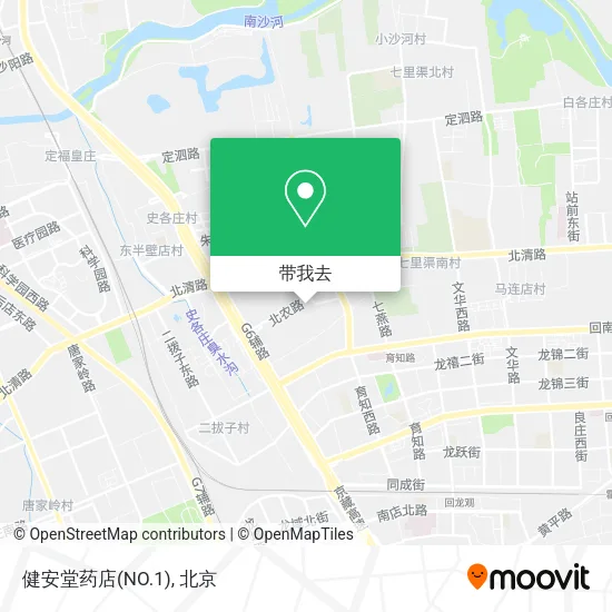 健安堂药店(NO.1)地图