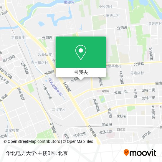华北电力大学-主楼B区地图
