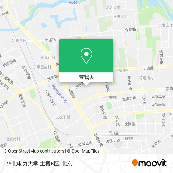 华北电力大学-主楼B区地图