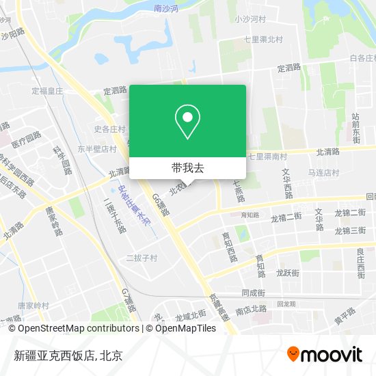 新疆亚克西饭店地图