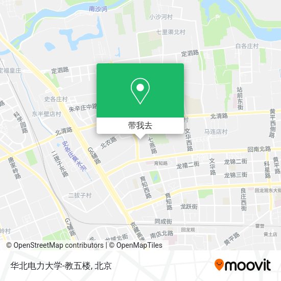 华北电力大学-教五楼地图