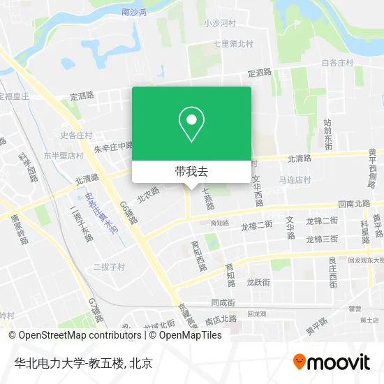 华北电力大学-教五楼地图
