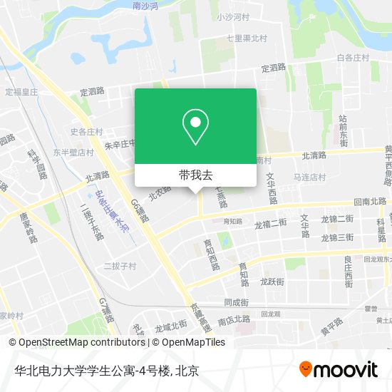 华北电力大学学生公寓-4号楼地图
