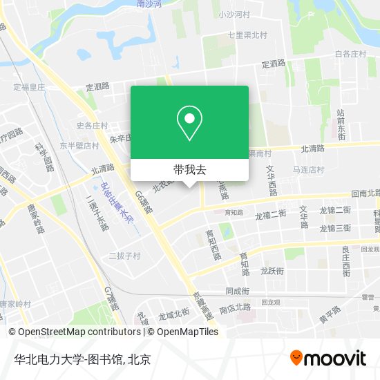 华北电力大学-图书馆地图