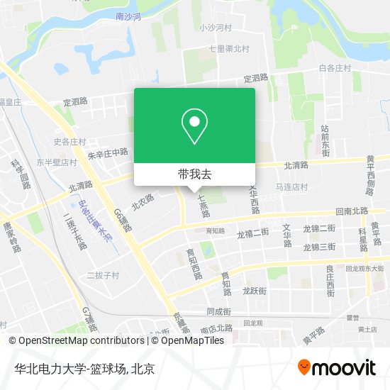 华北电力大学-篮球场地图