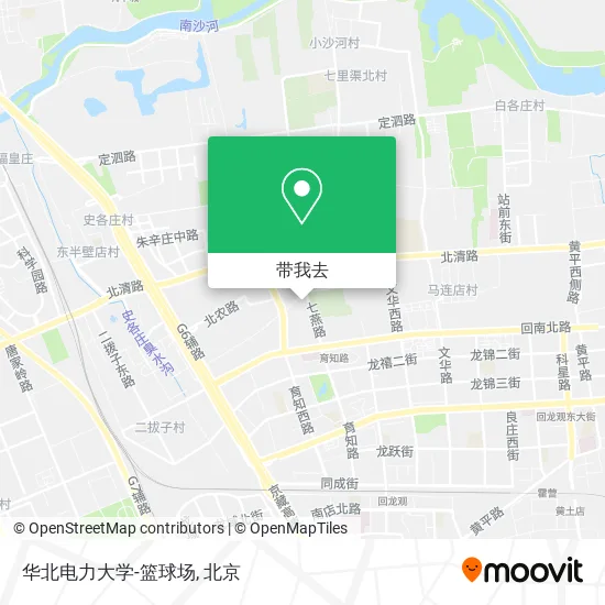 华北电力大学-篮球场地图