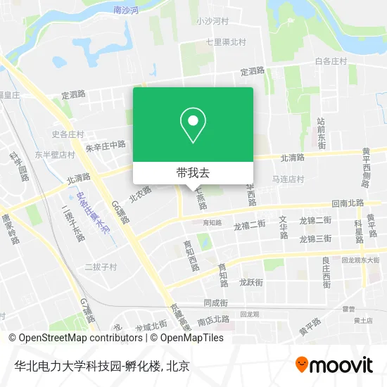 华北电力大学科技园-孵化楼地图