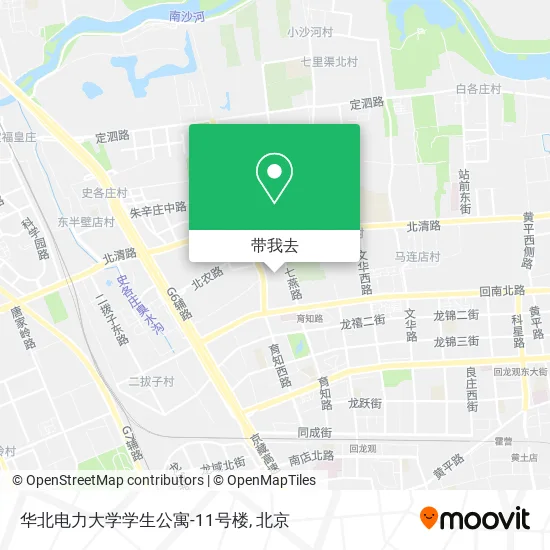 华北电力大学学生公寓-11号楼地图