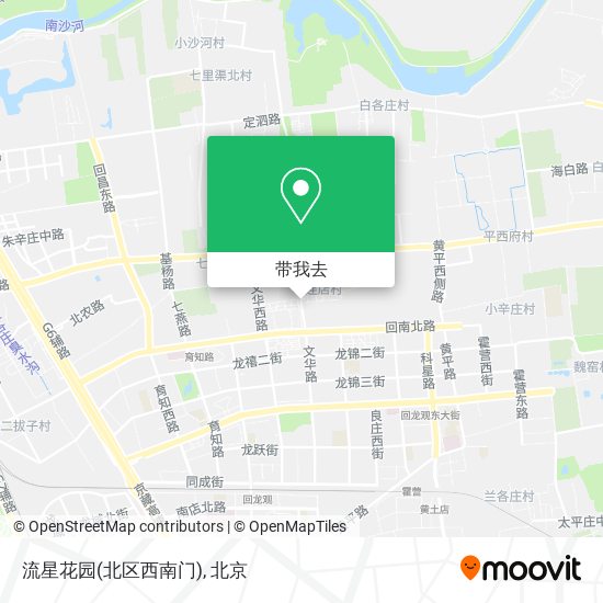流星花园(北区西南门)地图