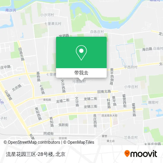 流星花园三区-28号楼地图