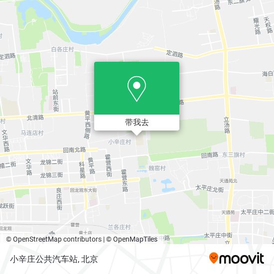 小辛庄公共汽车站地图