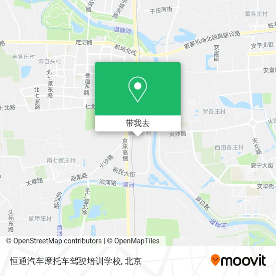 恒通汽车摩托车驾驶培训学校地图
