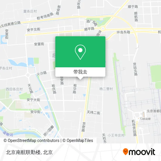 北京南航联勤楼地图