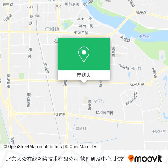 北京大众在线网络技术有限公司-软件研发中心地图