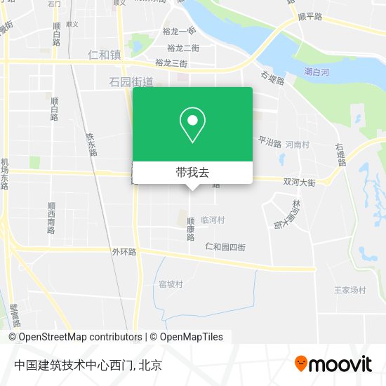 中国建筑技术中心西门地图