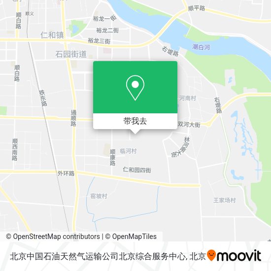 北京中国石油天然气运输公司北京综合服务中心地图