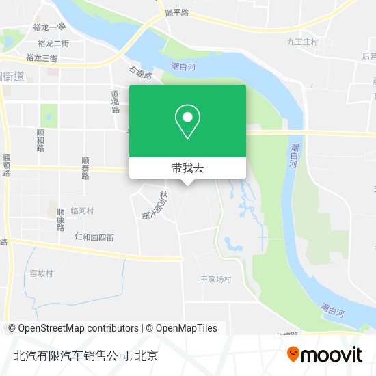 北汽有限汽车销售公司地图
