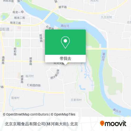 北京京顺食品有限公司(林河南大街)地图