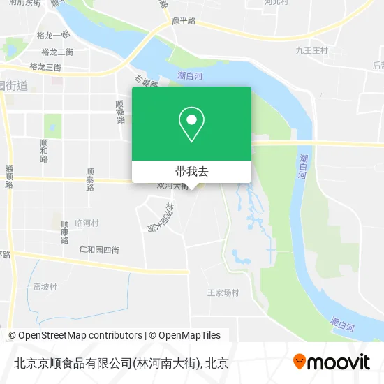北京京顺食品有限公司(林河南大街)地图
