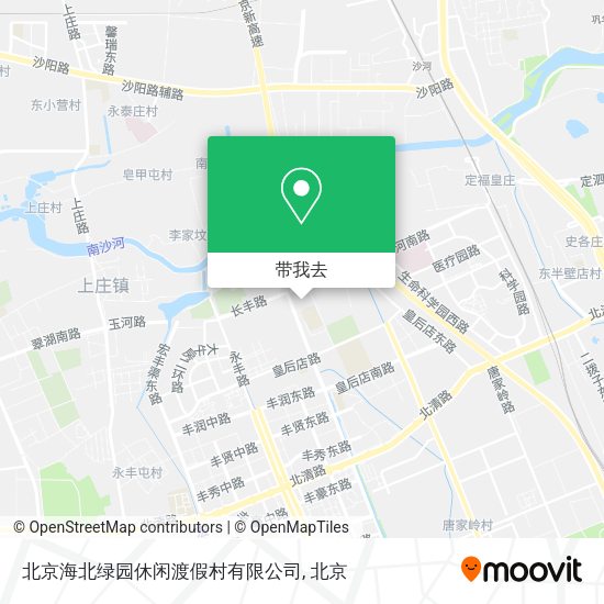 北京海北绿园休闲渡假村有限公司地图