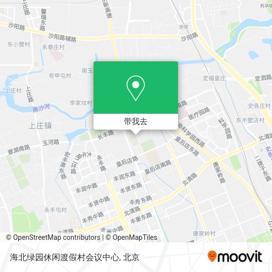 海北绿园休闲渡假村会议中心地图