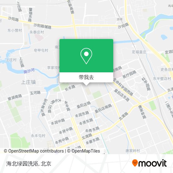海北绿园洗浴地图