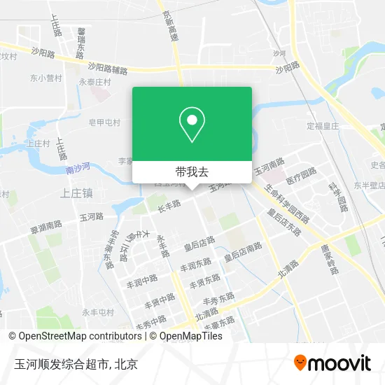 玉河顺发综合超市地图