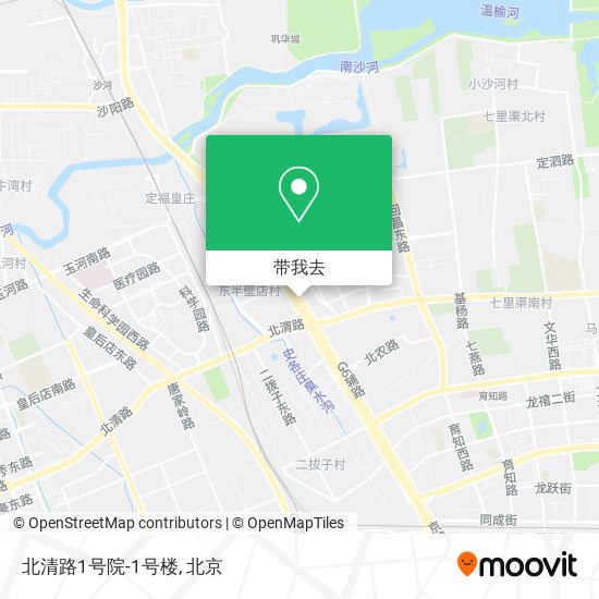 北清路1号院-1号楼地图