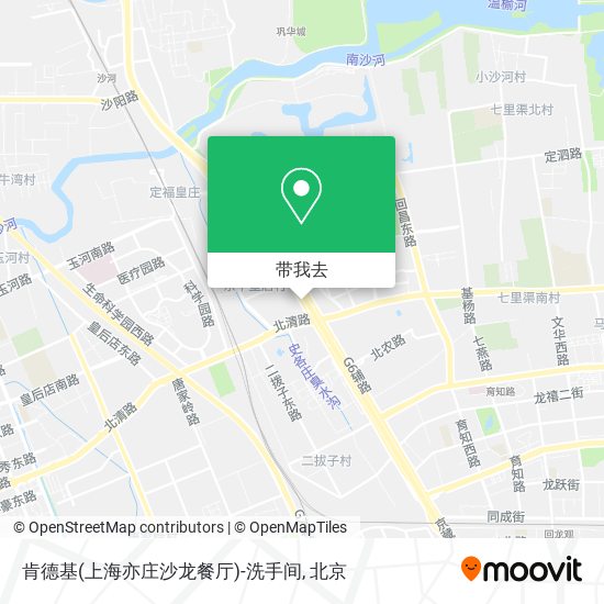 肯德基(上海亦庄沙龙餐厅)-洗手间地图