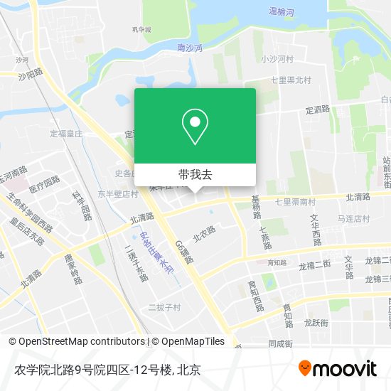农学院北路9号院四区-12号楼地图