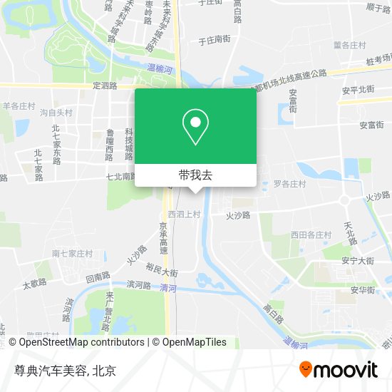尊典汽车美容地图