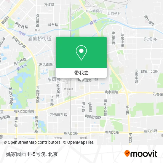 姚家园西里-5号院地图