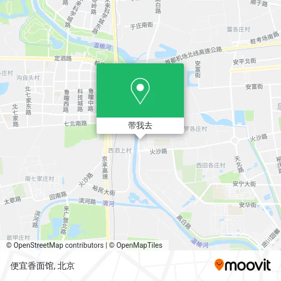 便宜香面馆地图