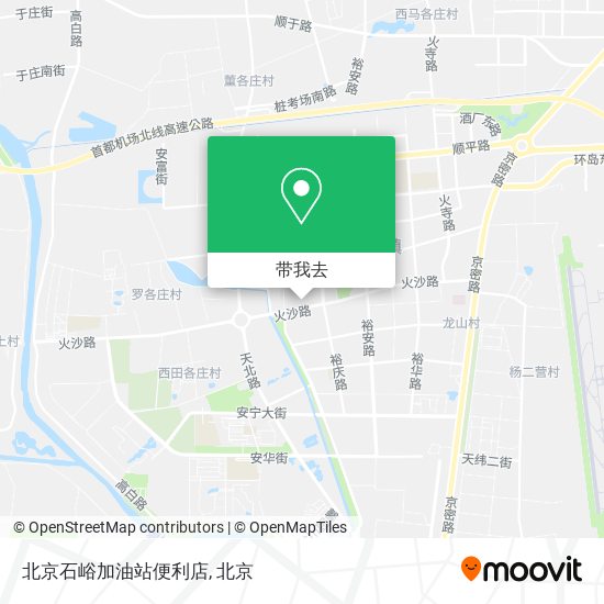 北京石峪加油站便利店地图