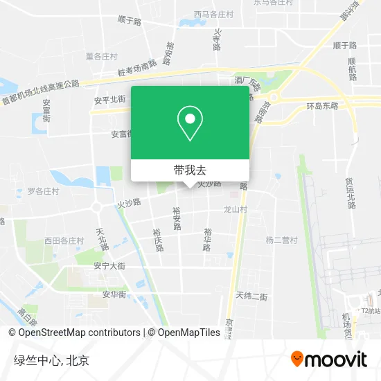 绿竺中心地图