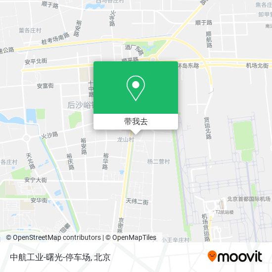 中航工业-曙光-停车场地图