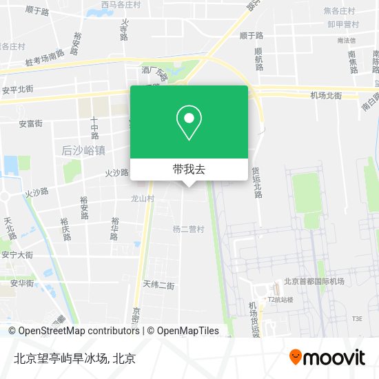 北京望亭屿旱冰场地图