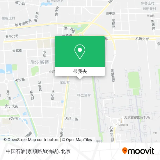 中国石油(京顺路加油站)地图